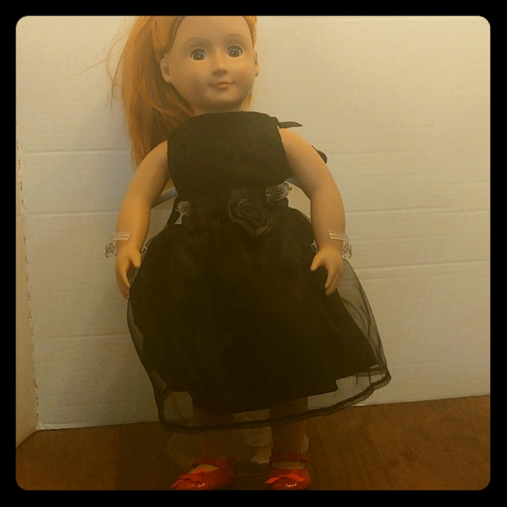 - Outfit - Dress and Shoes for 18- inch do…